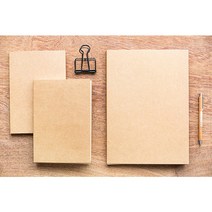 캘리그라피 드로잉북 무지노트 일기장 크라프트 66매 B5 (16K)