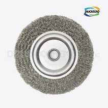 D_그라인더용 6인치 서스(스텐) 평 브러쉬, 단품