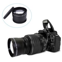 접사링 텔레컨버터58mm 2x hd 광각 렌즈 클로즈업 부분 렌즈 니콘캐논 dslr