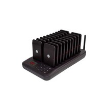 카페 무선 커피 진동벨 대기 호출기 순번 시스템 식당, 1-10인 (와인레드)