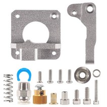 3D 프린터 MK8 압출기 피더 Drive1.75mm 필라멘트 업그레이드 된 Creality Ender 3 Pro 5/5 Plus/Pro CR-10 CR-10S CR 20/20, [04] Upgrade Silver