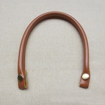 가죽 가방 스트랩 벨트 DIY 교체 핸드백 지갑 핸들 액세서리 PU 커피 블랙 라운드 수제, 13 40cm 1pc