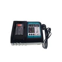 Makita 18V 배터리 6.0Ah 리튬 이온 충전식 배터리 BL1850 BL1830 BL1860 LXT400, charger_18 볼트
