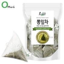 뽕잎티백 뽕잎차 상엽차 100개 삼각티백차 음용수 물대신차, 100g, 5개