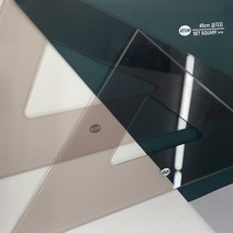 동아측기 제도용 ATOM 삼각자 (직각 삼각 한세트), 1개, 18cm