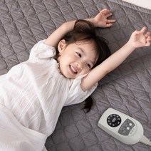 퀸레이블 모션인식 워셔블 4세대 탄소매트 퀸(Q) MSL200, 그레이, 퀸