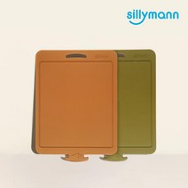 실리만 [실리만] 캠핑 트래블러 실리콘 클립형 도마 중 WSK4043, 헌터브라운, 선택완료