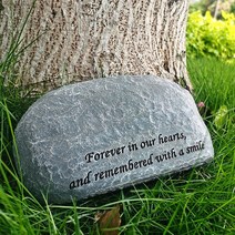 반려견 반려묘 묘비 개 묘 비석 개인화 된 무덤 마커 고양이 무덤 기념물 돌 무덤 정원 기념물 동물 기념품, 펜으로 바위