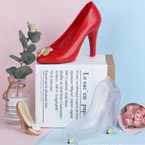 신데렐라 구두 하이힐 스틸레토 케이크 장식 초코렛 초콜릿 몰드 1구, 스몰