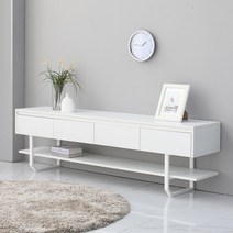 엘핀 LED 거실장 1500 / 1800 TV선반 TV다이 3colors, 엘핀 거실 협탁510, 우드화이트, 단품