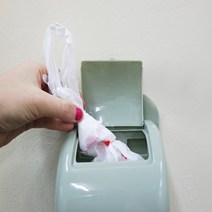 비닐 봉투정리함 종량제봉투 봉지 보관함 그린