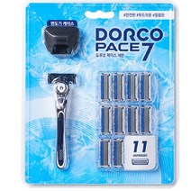 도루코 페이스7 기획 세트(면도기+날11), 1세트, 면도기1p+면도기날11P
