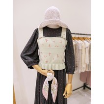 [써스데이아일랜드] 꽃 자카드 뷔스티에 T216MVT139(1272547)