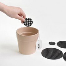원형 조각 깔망 화분망 흙거름망 화분깔망 마이플랜트, 원형 조각 깔망 5호(12cm)