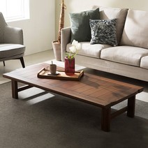 장인가구 아이브 레트로 1500 마호가니원목 접이식 테이블, 브라운