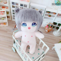 [의상증정]20cm 무속성 q라인 솜인형 피규어 면 목화솜 아이돌 인형, 20cm, 그레이하운드 선라바 (옷 선물)