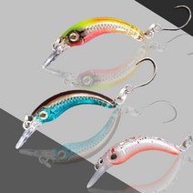 오복피싱 송미노 마이크로 미노우 크랭크 베이트 송어 채비 미끼 방류 루어 산천어 송어낚시 계류낚시, SM-2