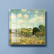 아트글라스 명화액자 액자세트 시슬레 초원
