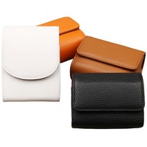 골프 거리측정기 부쉬넬 보이스캐디 니콘쿨샷 캐디톡 케이스 파우치, 화이트, 가로형 - 소형