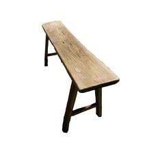 원목 긴벤치 고재티크 스툴 카페 야외 화분 선반 의자, 140cm 테이블-스툴 세트