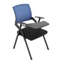 [경주여행코스책] Zoomland 일체형 테이블 의자 책걸상 접이식 강의실의자 강습의자 책상의자, 블루
