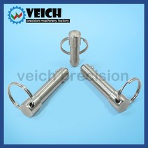 볼플런저 VCN114 스테인레스 스틸 스프링 타입 볼 헤드 잠금 핀 직경 5 25mm 퀵 릴리스 로케이팅 풀 링 길, 06 VCN11416mm_13 70mm
