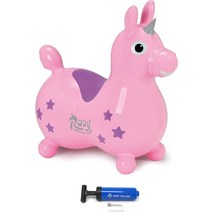 ATC의 유니콘 로디 + 펌프 쇼 점핑 말 Cavallo Ledraplastic Gymnic(회색), 02 새끼 손가락