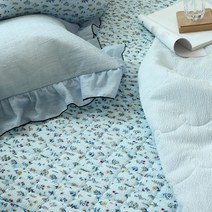 비키 먼지없는 시원한 미끄럼방지 패드겸 카페트, 블루