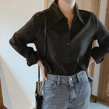 이지핏 여자 무채색 블라우스 봄가을 정장 캐주얼 카라 셔츠 무지베이직셔츠 무채색블라우스 여자오피스룩 여성블라우스 간절기카라셔츠 레이어드이너셔츠 예쁜봄블라우스 여자의류쇼핑몰 블라우스출근룩 봄에입기좋은 사회초년생코디