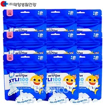 핑크퐁 아기상어 자일리톨100 40g 무색소 캔디 무배, 자일리톨, 9개