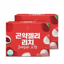 [참앤들황토농원] 데이앤 곤약젤리 리치 130ml 10포 2박스, 단품, 단품