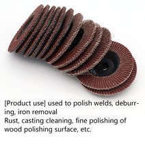 연마재1Pcs 100MM 구멍 16MM 플랩 디스크 휠 금속 녹 제거위한 샌딩 연마 목재 캐스트 청소 도구, 01 52 page, 01 52 page