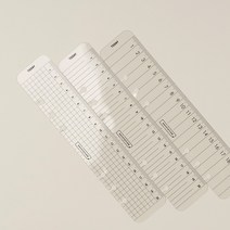 데이스테이션 A5 A6 B6 퍼스널 6공 바인더 다이어리 투명 플라스틱 자, A6 B6 심플