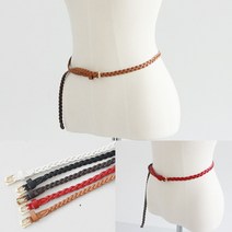 지오마켓 여성 꽈배기벨트 원피스 정장 슬림벨트