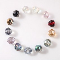 [2-561-B]크리스탈 피치물방울/직구멍 8mm TR 1개