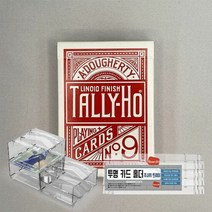 1300K 바이시클 탈리호 레드 투명 트레이 홀더 풀세트, 단품