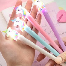 신기한 인싸 학용품 관종템 유니콘볼펜, 블루