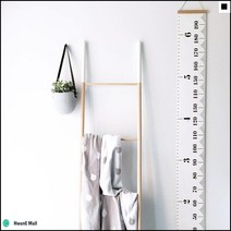 아이들용 넉넉한치수 벽부착식 키줄자 아이들키줄자 키재기