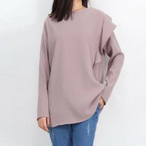 [바보사랑] 빅사이즈 언발란스 프릴 블라우스 NB385[네오쿠비카]