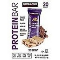 커클랜드시그니춰 프로틴 바 초콜릿 칩 쿠키 도우 맛, 60g, 20개입