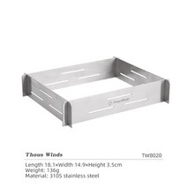 캠핑 스토브 Tous Winds KOVEA CUBE 가스 블랙 월넛 솔리드 화목 난로, TW8020, 1개