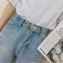 PVC 투명 벨트 하트 젤리