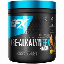 EFX Sports KreAlkalyn 크레아틴 일수화물 파우더 망고 7.76 Oz. 110인분