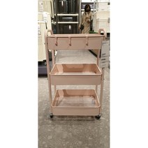 [MODERN HOUSE 중계점] 튼튼한 메탈 미니 트롤리 핑크 BT0522020