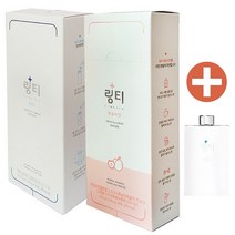 [사각 보틀 증정] 레몬맛 10포+복숭아맛 10포, 1개