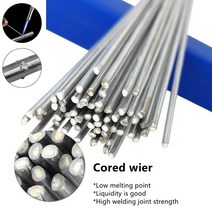 범용 저온 쉬운 용융 알루미늄 용접봉 1.62mm 납땜 알루미늄 용 땜납 솔더 파우더 필요 없음, 1.6mm 33cm 10개