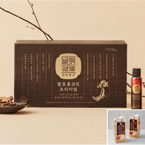 발휘 발효홍삼 K 프리미엄(건강기능식품)50ml*30병+미숫가루우유750ml 2팩, 1개, 50ml*30병