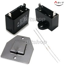 ADIT 국산부품 선풍기 모터기동콘덴서 (0.6~12) 휴즈 노브 붙임쇠 콘덴서, BK0819, 1개