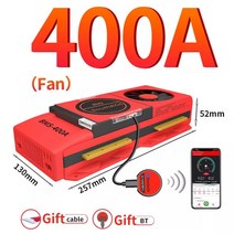 대용량 보조배터리 파워뱅크 스마트 BMS 4s Lifepo4 블루투스 Lipo 4S ~ 24S 80A 250A USB UART 태양광 시스템 저장 배터리, 186.Li-ion 16S 60V BT - 400A-F