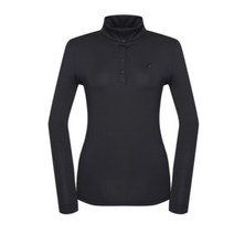 제이디엑스 여성 스냅 하이넥 티셔츠A